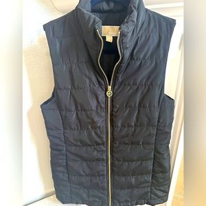 Michael Kors Womens MediumVest with gold zip.         Lightly Worn